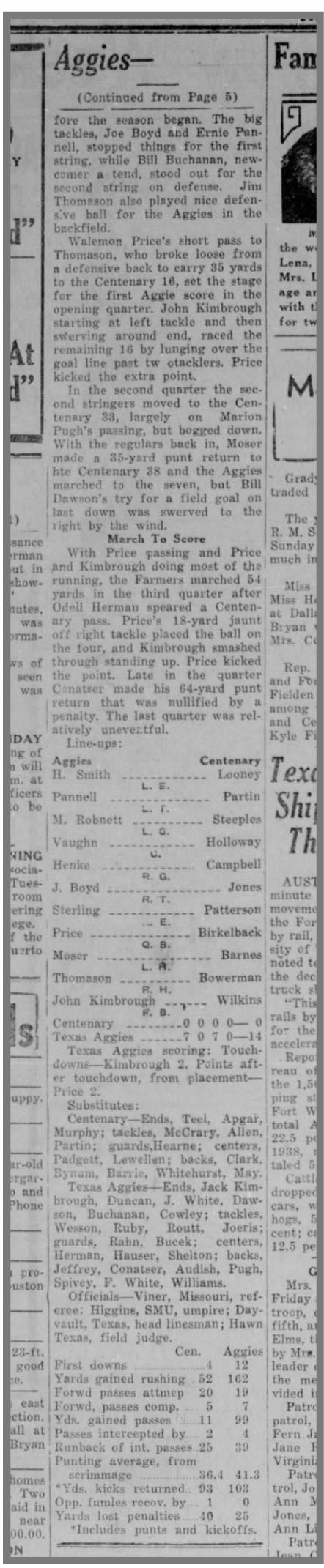 The Eagle Archives: October 2, 1939